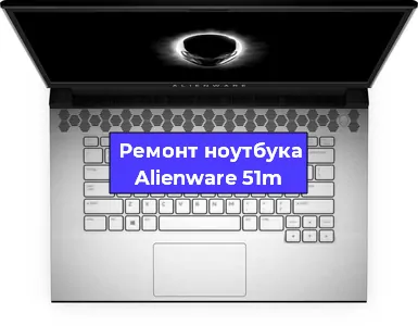 Чистка от пыли и замена термопасты на ноутбуке Alienware 51m в Челябинске